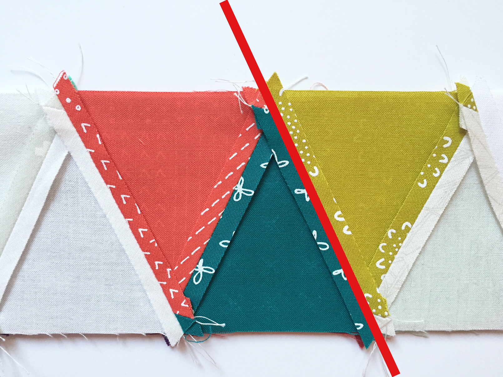 How to Sew Triangles Part 2